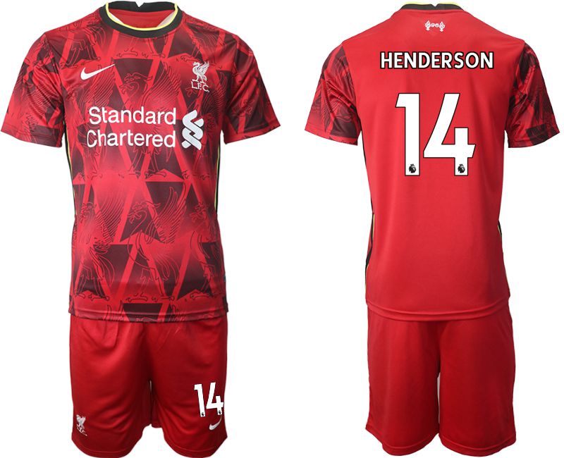 Men 2021-2022 Club Liverpool home red #14 Nike Soccer Jersey